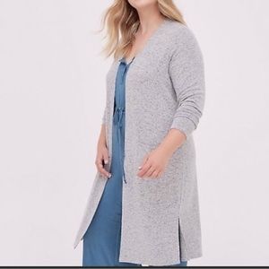 Torrid gray cardigan